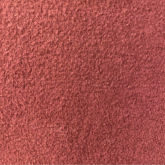 Abercrombie and Fitch Cold Shoulder Swing Dress in Burgundy, Size Large Tall 🎀 - Picture 5 of 6